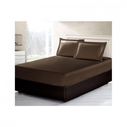 ARMN Vero, Single Fitted Sheet, Brown , 2 pieces