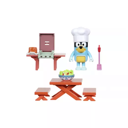 Bluey Mini Backyard Barbeque Playset-Bluey's