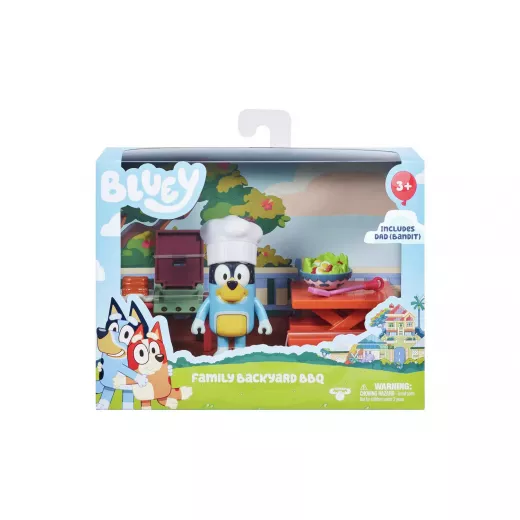 Bluey Mini Backyard Barbeque Playset-Bluey's