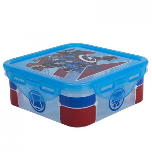 Stor Square Hermetic Food Container 500 Ml Avengers Heraldic Army