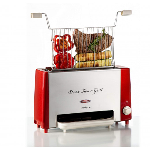 Ariete Party Time Steak House Grill Color Red