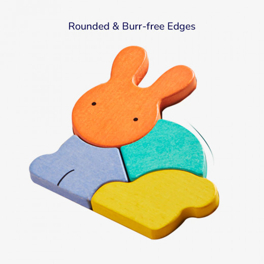 Mideer Wooden Building Blocks - Rabbit