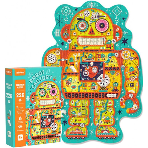 Mideer Irregular Puzzle Robot Factory