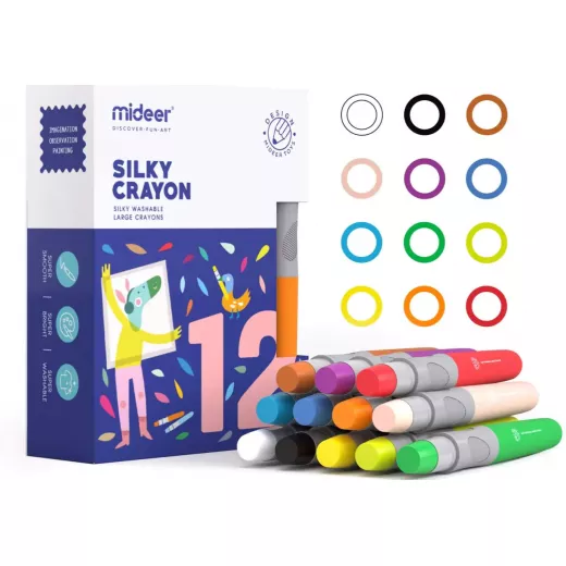 Mideer Silky Crayon-12