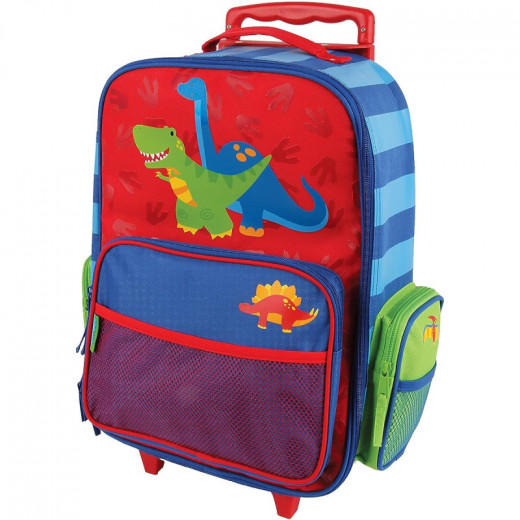 Stephen Joseph Classic Rolling Luggage, Red Dino