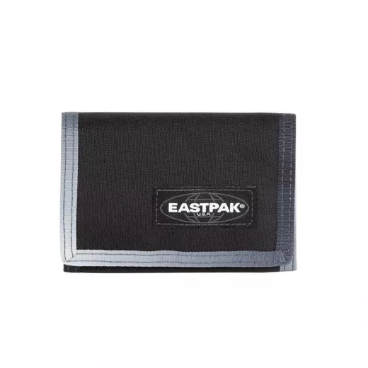 Eastpak Crew Single Wallet, Black & Grey Color