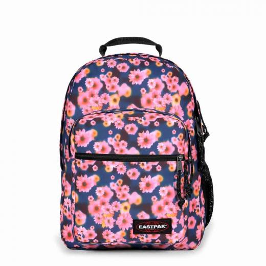 Eastpak Laptop Backpack, Navy Blue & Pink Color , 15 Inch