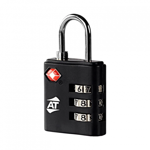 American Tourister Luggage Lock, Black Color