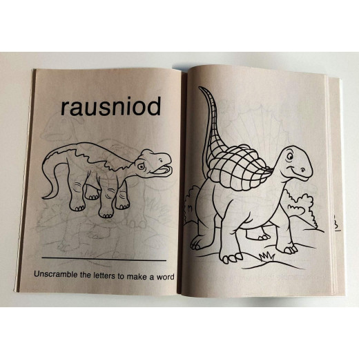 Bazic Coloring Dinosaur Book