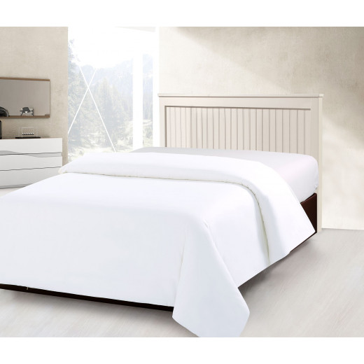 ARMN Vero Italy Queen Duvet Cover - Plain White