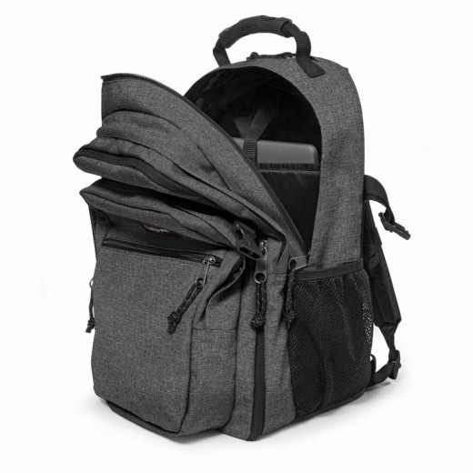 Eastpak Laptop Backpack Tutor, Black Denim, 15 Inch
