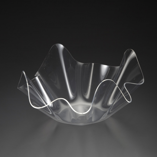 Vague Acrylic Fruit Bowl Clear 31 centimeters