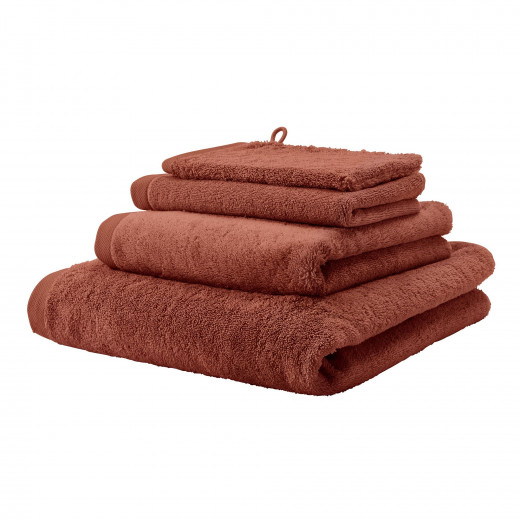 Aquanova London Brandy Guest Towel - 30 X 50 Cm