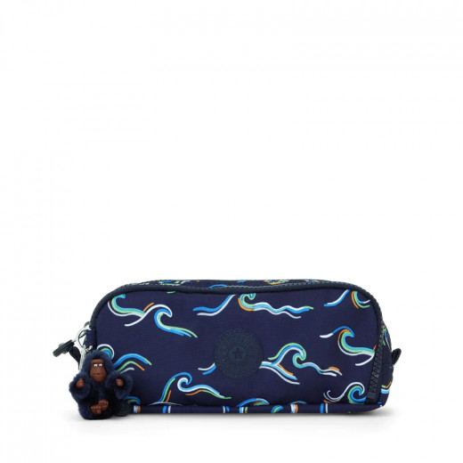 Kipling Gitroy Pen Case Fun Ocean Print