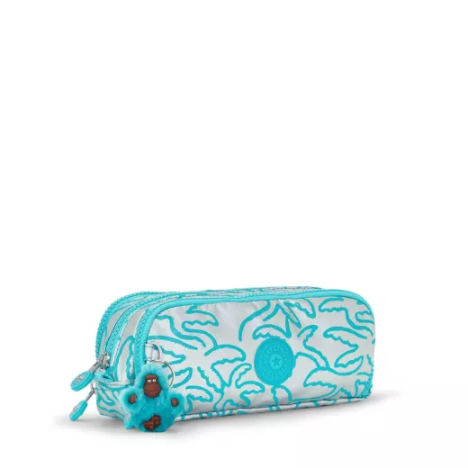 Kipling Gitroy Pen Case Metallic Palm