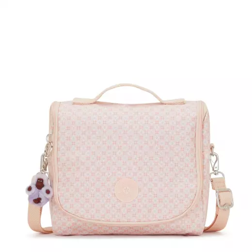 Kipling New Kichirou Lunchbox Girly Tile Print