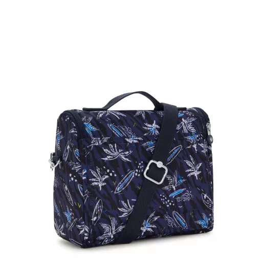 Kipling New Kichirou Lunchbox Surf Sea Print