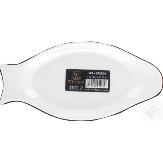 Wilmax Fish Plate - White 46cm