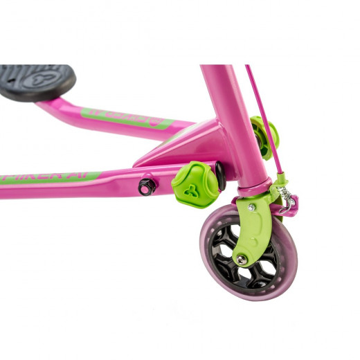 Yvolution Yfliker Scooter A1 Air 2018 Refresh, Pink & Green Color, 3 Wheels