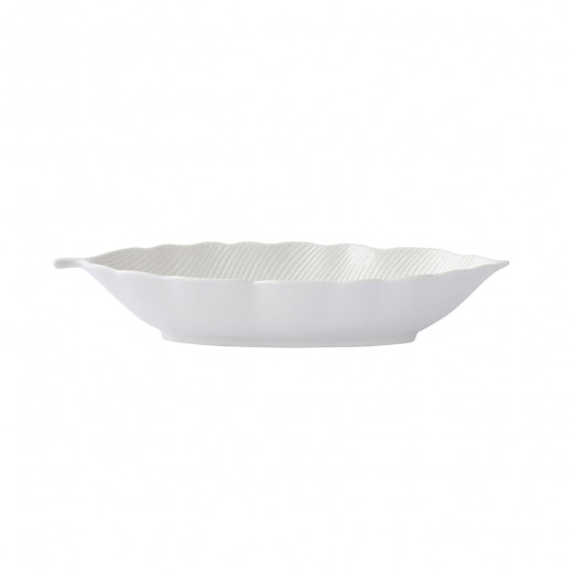 Easy Life Madagascar  Tropical Leaf Bowl in Box - White 30*13cm