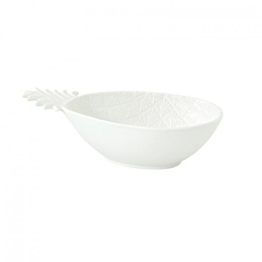 Easy Life Madagascar Pineapple Bowl in Box - White  22.5*14.5cm