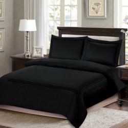 ARMN Naturesoft  Single Duvet Cover Set - Black 3-Piece