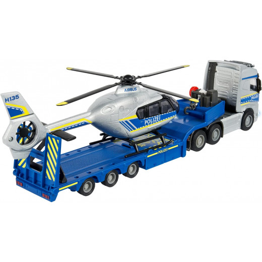 Majorette | Volvo Truck with Helicopter Police
