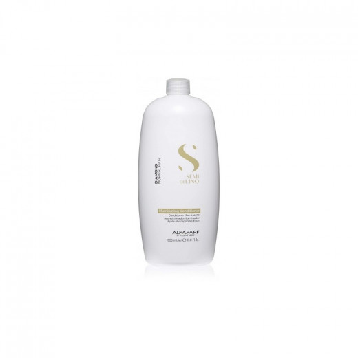 Alfaparf Milano Semi Di Lino Diamond Shine Illuminating Hair Conditioner - Sulfate Free - For Normal Hair - Paraben and Paraffin Free 1000 ml