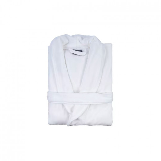 Cannon Bath Robe Plain  White S