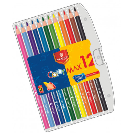 Vertex Color Pencil 7 Lead Diameter 3,0mm Triangle  12 Pcs