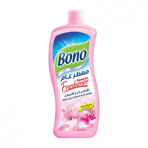 Bono general floor and surface freshener with rose bouquet scent, 700 ml