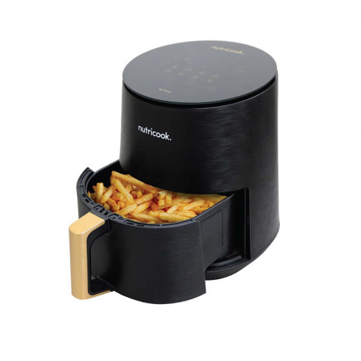 Nutricook Air Fryer Mini 3L, 1500 Watts, Digital Display, Black