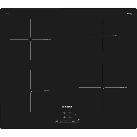 Bosch Induction hob 60 cm Black, surface mount without frame serie | 4