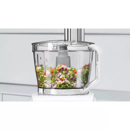 Bosch Food processor MultiTalent 8 1100 W White, White