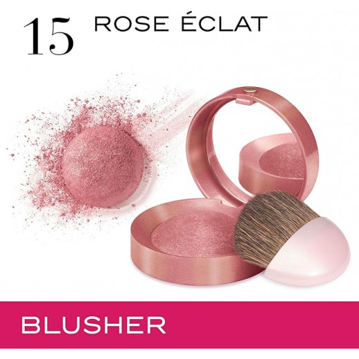 Bourjois little round pot blusher, 15 rose eclat