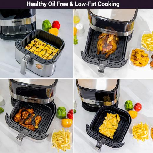 Geepas digital air fryer 5L 1700 watt