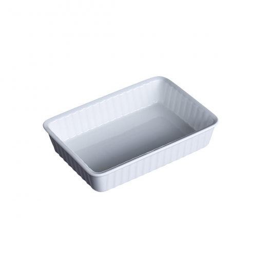 Porceletta Ivory Porcelain Baking Rectangular Dish