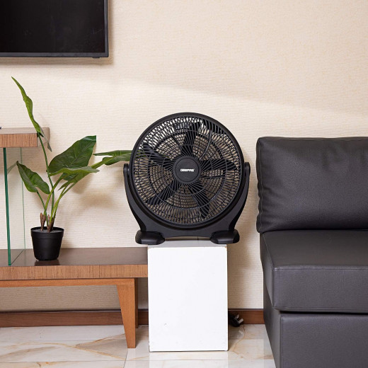 Geepas powerful personal desk box fan 18" 80w