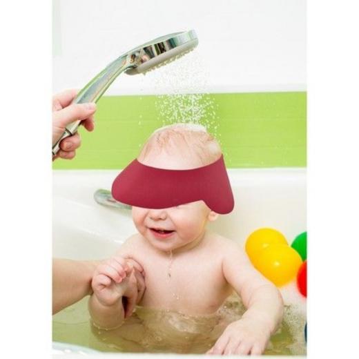 Baby jem baby bath cap red