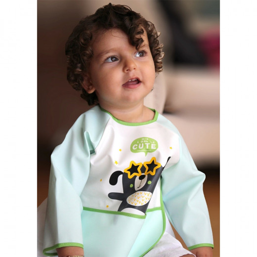 Babyjem waterproof activity apron green