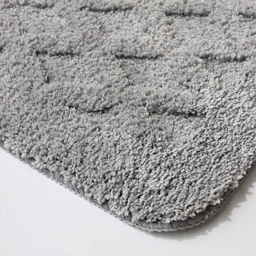 Nova Home Bath Mat "Athens", Silver Color, 70*120