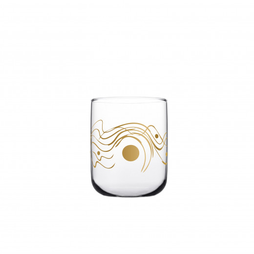 Dimlaj Kawkab Set of 6 Pcs Short Tumblers (Gold)