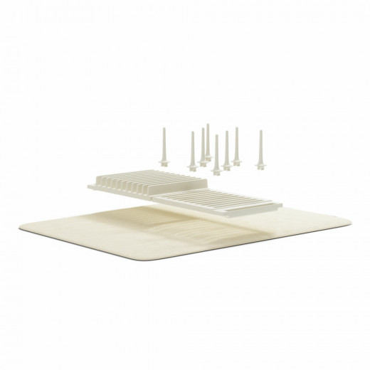 Umbra Udry Peg Drying Mat, Beige Color