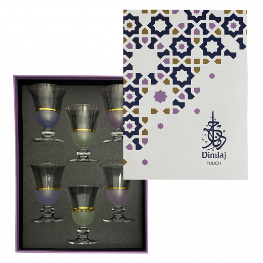 Dimlaj Luminous Set of 6 Pcs Goblet Stems