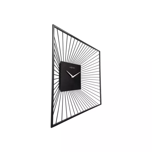 ساعة حائط فاسكو مربعة سوداء  من نيكست تايم