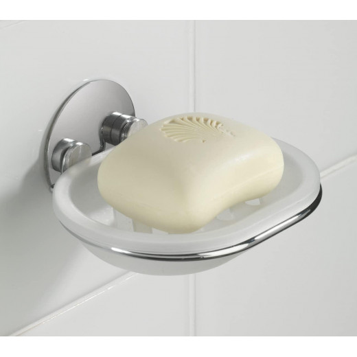 Wenko Chrome Turbo-Loc Soap Dish