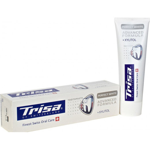 Toothpaste TRISA Perfect White Box