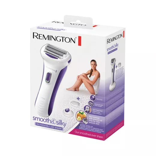 Remington smooth silky cordless wet/dry rechargeable lady shaver