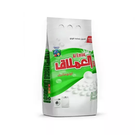 Al Emlaq Detergent Powder - Automatic - 3 kg - Pearls - Bag