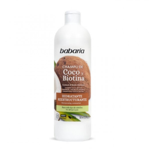 Babaria Coconut Shampoo With Keratin And Biotin 700ml